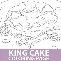 Free printable coloring pages for a variety of themes that you can print out and. Mardi Gras King Cake Coloring Page | Mardi Gras ...