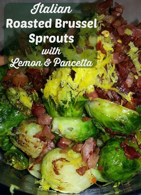 With a slotted spoon, transfer the pancetta to a plate lined with paper towels, leaving the fat behind. For the Love of Food: Italian Roasted Brussel Sprouts with ...