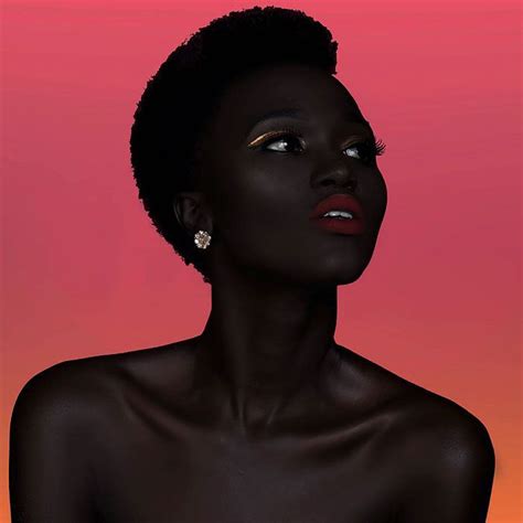Meet The Beautiful Sudanese Model Nicknamed The “queen Of The Dark”