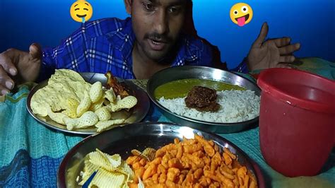 Plain Rice Dal Fry Desi Food🤤 Yummy प्लेन राइस दाल फ्राई देसी खाना यम्मी Youtube