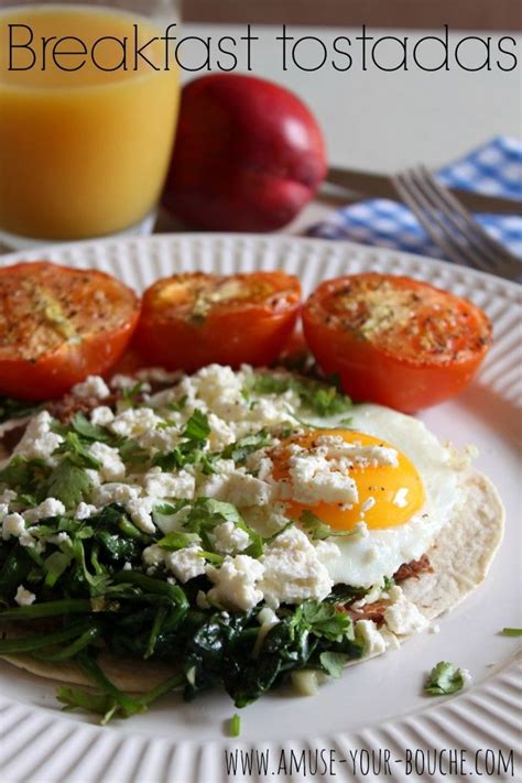 Breakfast Tostadas Vegetarian Recipes Easy Vegetarian Entrees Recipes