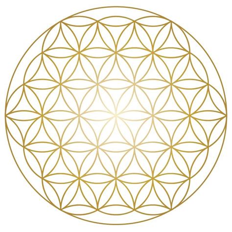 Autocollant Fleur de Vie 20cm | Géométrie sacrée, Mandala ...