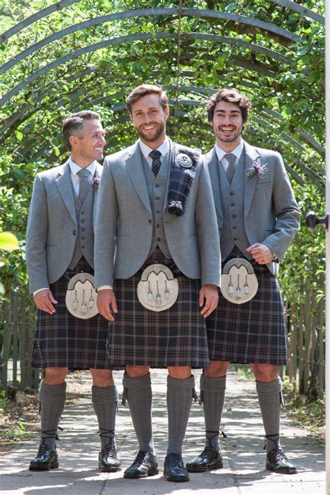 Groomsmen Ideas Kilt Outfits Scottish Clothing Tartan Clothing