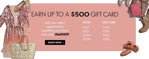 Using your neiman marcus credit card means that anytime you shop at neiman marcus stores, and neiman marcus partners, you'll earn two incircle points for nearly every dollar spent. $500 Gift Card Giveaway at Neiman Marcus - NerdWallet