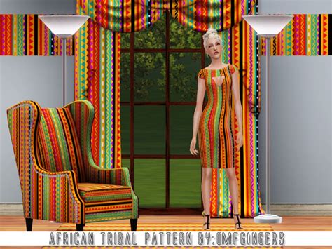 The Sims Resource Tribal Pattern Set 01