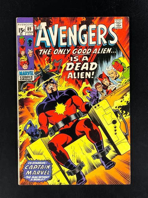 The Avengers 89 1971 Vf Kreeskrull War Begins Comic Books