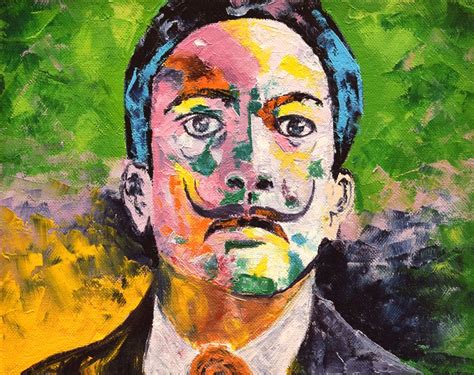 Buy Abstract Portrait Oil Painting Salvador Dali Painting At Lowest
