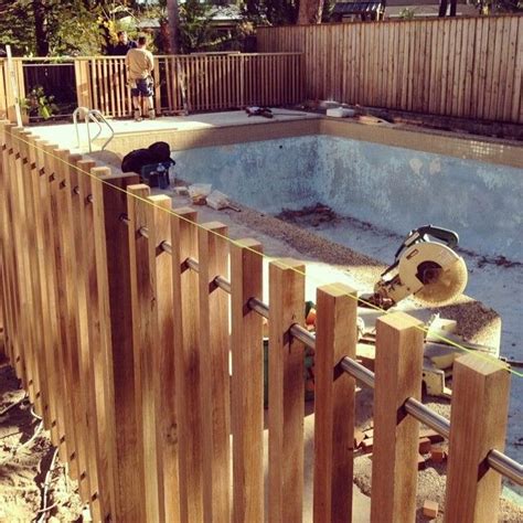 Pool Fencing Landscaping Diy Pool Fence Fence Around Pool Modern