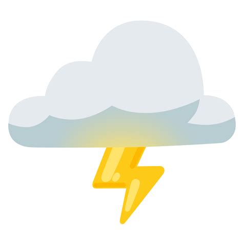 🌩️ Cloud With Lightning Emoji
