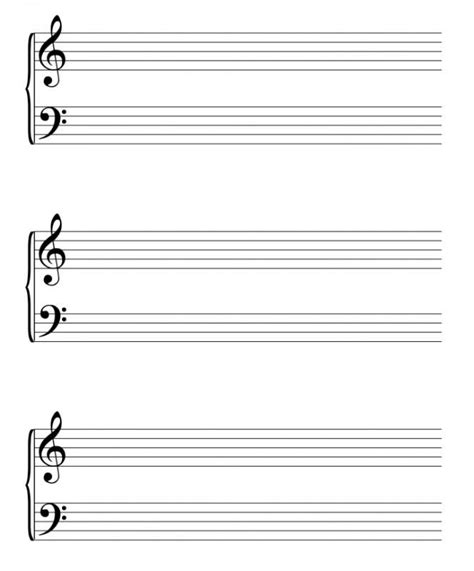 Printable Blank Sheet Music Free