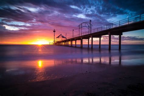 Sunset Brighton Jetty South Australia Sunset Sunsetlove