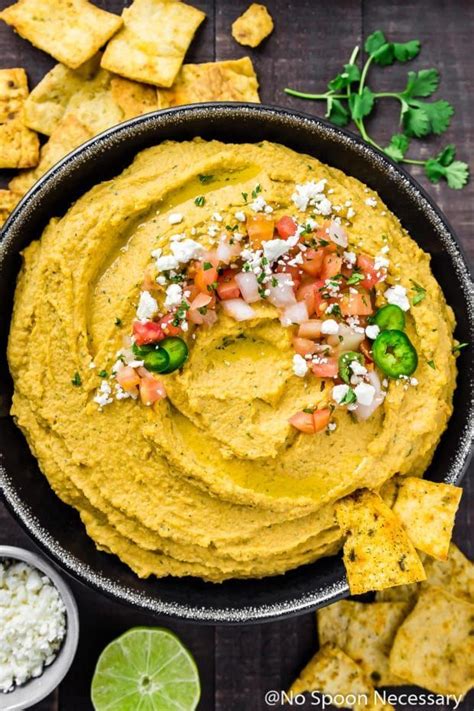 Easy Fajita Flavored Hummus Recipe Recipes Hummus Recipe Hummus Dip