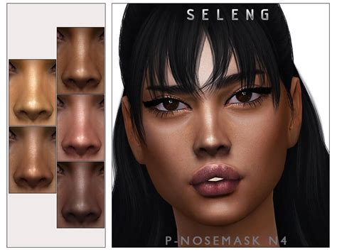 The Sims 4 P Nosemask N4 By Seleng Best Sims Mods