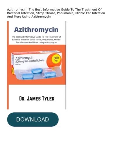 Download ⚡️pdf ️ Azithromycin The Best Informative Guide To The