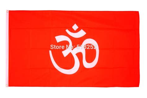 Hindu Flag 3x5 Ft 150x90cm Banner 100d Polyester Flag Brass Grommets