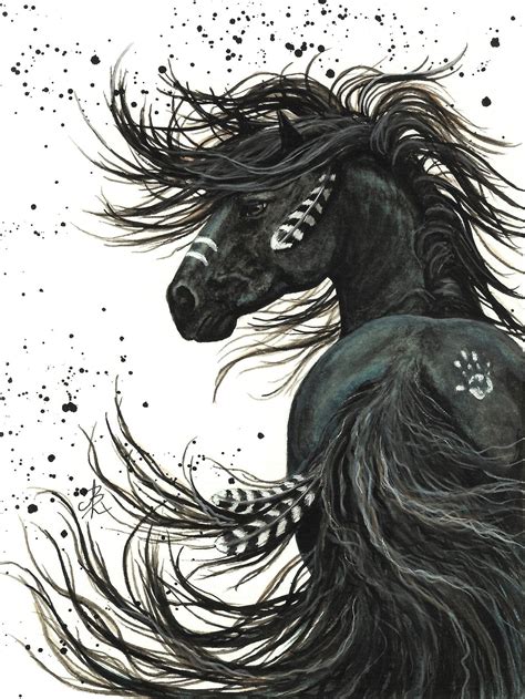 Dark Fantasy Art Fantasy Horses Black Spirit Wild Spirit Horse