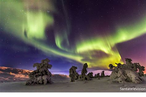 Northern Lights In Levi The Leading Ski Resort Of Lapland In Finland