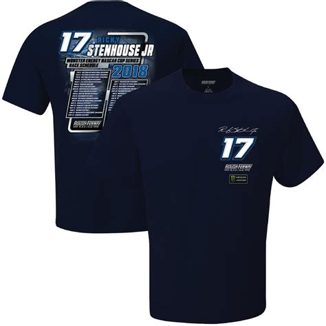 Nascar driver averages and statistics. Checkered Flag Ricky Stenhouse Jr. Navy 2018 Monster ...