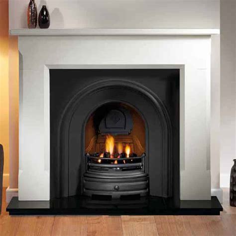 Artisan Harlington Black Arched Cast Iron Fireplace Artisan Fireplace