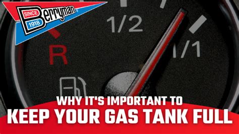 9 Reasons To Keep Your Gas Tank Full