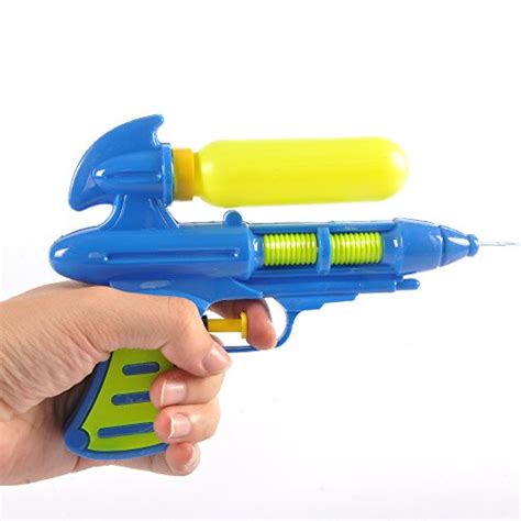 Set Of 12 Double Shot Water Squirt Guns Party Pack Assorted Colors