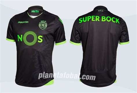 A camisola está nova, nunca foi usada. Camisetas Macron del Sporting CP 2016/17 | Planeta Fobal