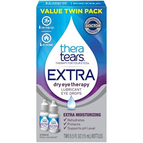 Theratears® Extra Dry Eye Therapy Lubricant Eye Drops 2 05 Fl Oz Bottles