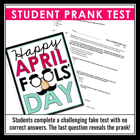 April Fools Day Activities Nonfiction Reading Student Prank And Writi