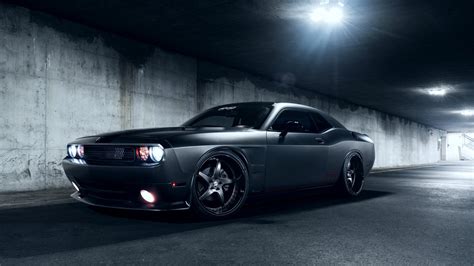 Matte Black Challenger Wallpaper