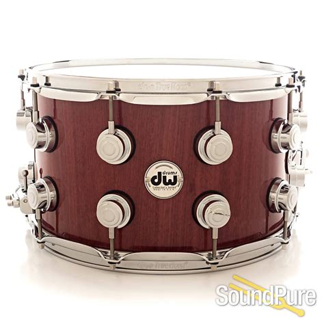 Dw Collectors Series Purpleheart 8x14 Snare Drum Reverb