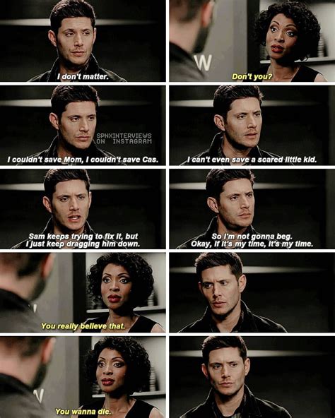 Dean Winchester Matters Dean Broke My Heart In This Episode 13x05 Advanced Thanatology” Tv