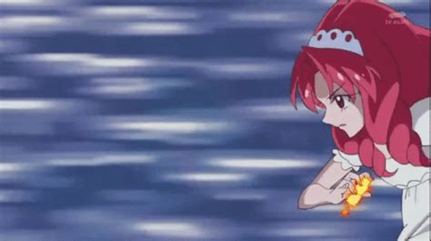 Safebooru 1girl Animated Animated  Magical Girl Princess Precure Redhead Solo