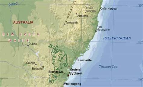Newcastle Australia Carte Et Image Satellite