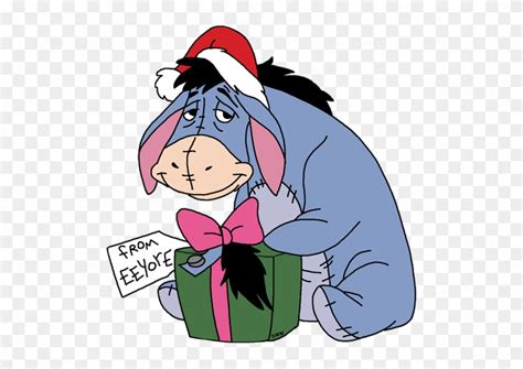 Winnie The Pooh Christmas Eeyore Free Transparent Png Clipart Images