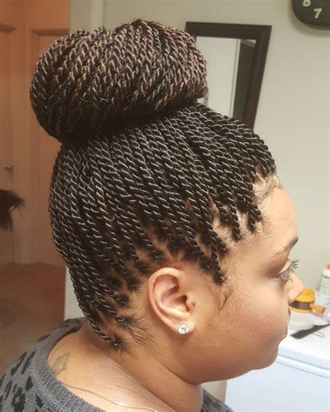 A chunky texture can be a welcome element if you are aiming for a solid yet intricate braided updo. 17+ Box Braid Updo Hairstyle Ideas, Designs | Design ...