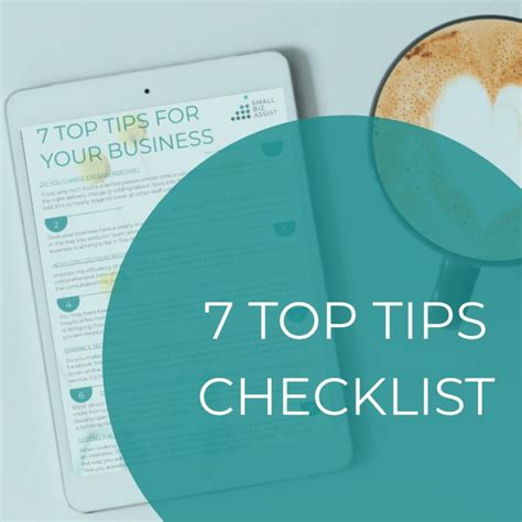 7 Top Tips Checklist