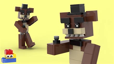 Fnaf Minecraft Lego This Freddy Fazbear Big Fig Tutorial Youtube