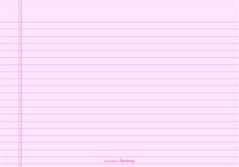 Pink Lined Note Paper Background 153371 Vector Art At Vecteezy