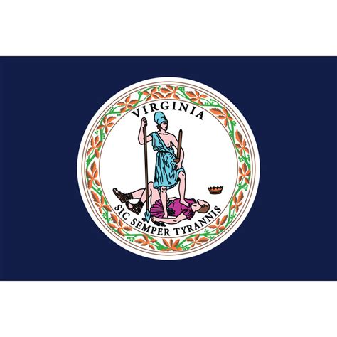 Virginia State Flag The Flag Of Virginia Colonial Flag