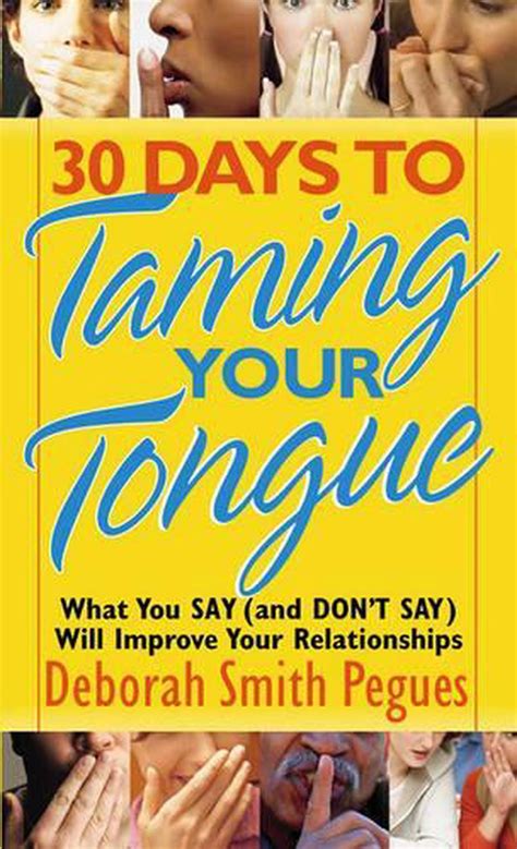 30 Days To Taming Your Tongue By Deborah Smith Pegues English