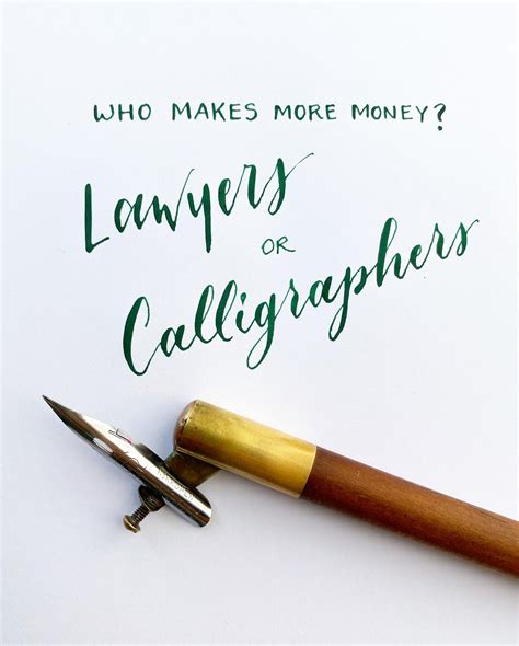 How Much Money Can A Calligrapher Make — Crooked Calligraphy