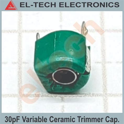 Jual Pf Pf Pico Farad Trimmer Variable Capacitor Kapasitor Green Elt Ch Murah Shopee