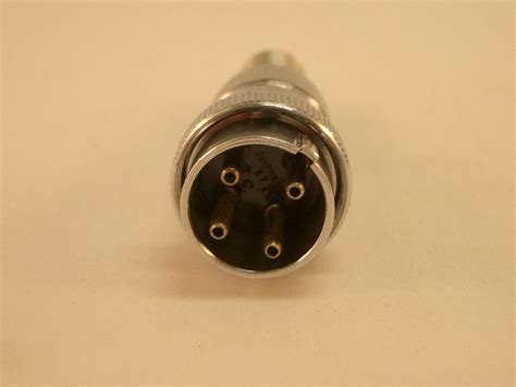 Amphenol 91 Mc4m 4 Pin 38 Microphone Plug Connector Electrovoice 664