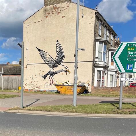 Banksy In Towns On The East Coast Of England 7 New Artworks Street