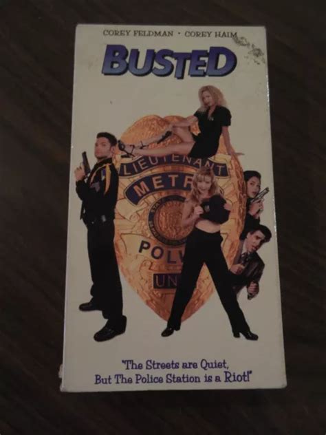 Busted Rare Oop Vhs Corey Feldman Haim Police Sexy Comedy 1997 Baywatch Parody F 17 00 Picclick