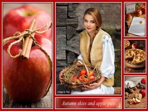 Autumn Skies And Apple Pies By Thea Veerman Collage Fall Arrivals Apple Pie