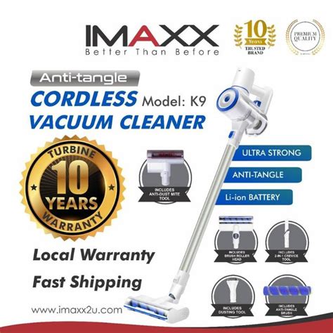 Imaxx K9 Cordless Vacuum With Sirim Approved Shopee Malaysia