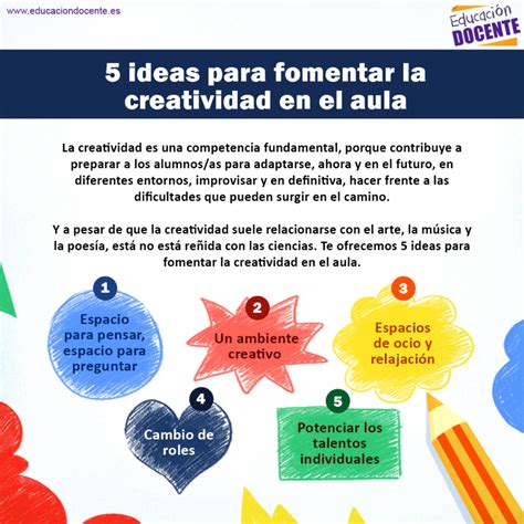 5 Ideas Para Fomentar La Creatividad En El Aula Expertos En Educación