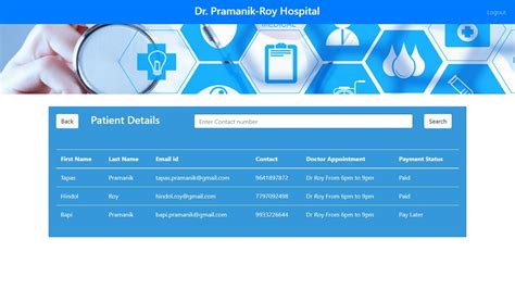 Hospital Management System Using Php And Mysql Final Year Project
