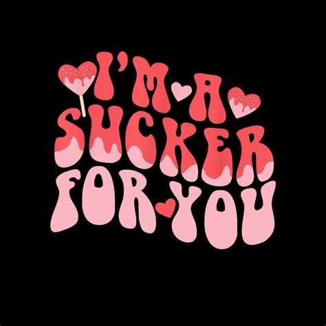 Valentines Day Pun Im A Sucker For You Matching Couple Digital Png Etsy